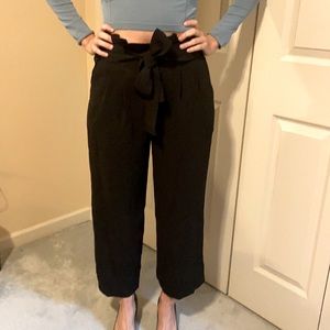 Madewell Tie-Waist Pull-On Crop Pants